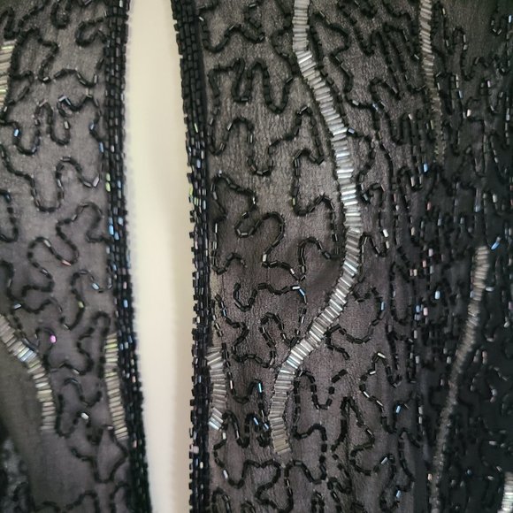 Vintage Beaded Semi-Sheer Cardigan (M/L) - Picture 14 of 16